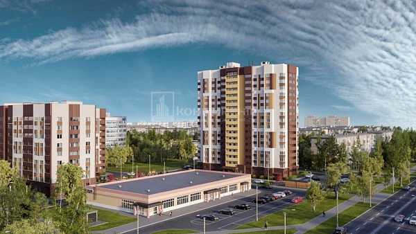 2-к квартира, 61.7 кв.м.