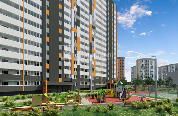 1-к квартира, 38.7 кв.м.