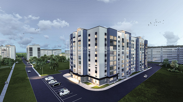 1-к квартира, 43.33 кв.м.