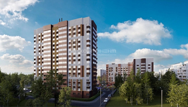 2-к квартира, 61.7 кв.м.
