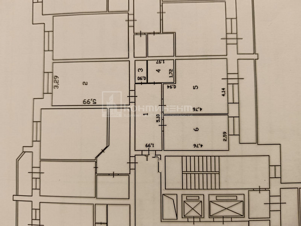 2-к квартира, 65 кв.м.