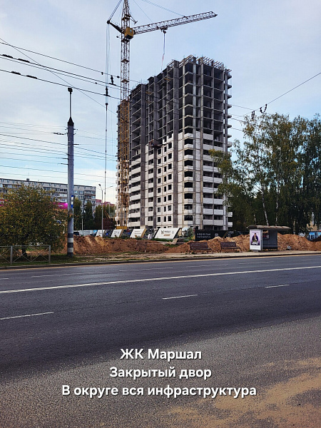 2-к квартира, 61.7 кв.м.