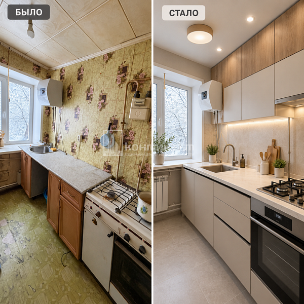 2-к квартира, 35 кв.м.