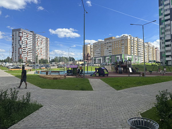 1-к квартира, 39 кв.м.