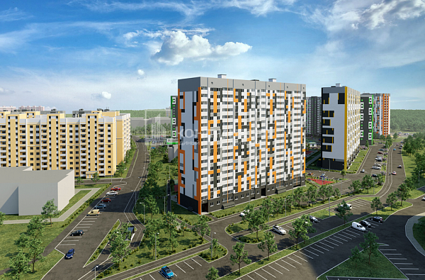 1-к квартира, 38.7 кв.м.